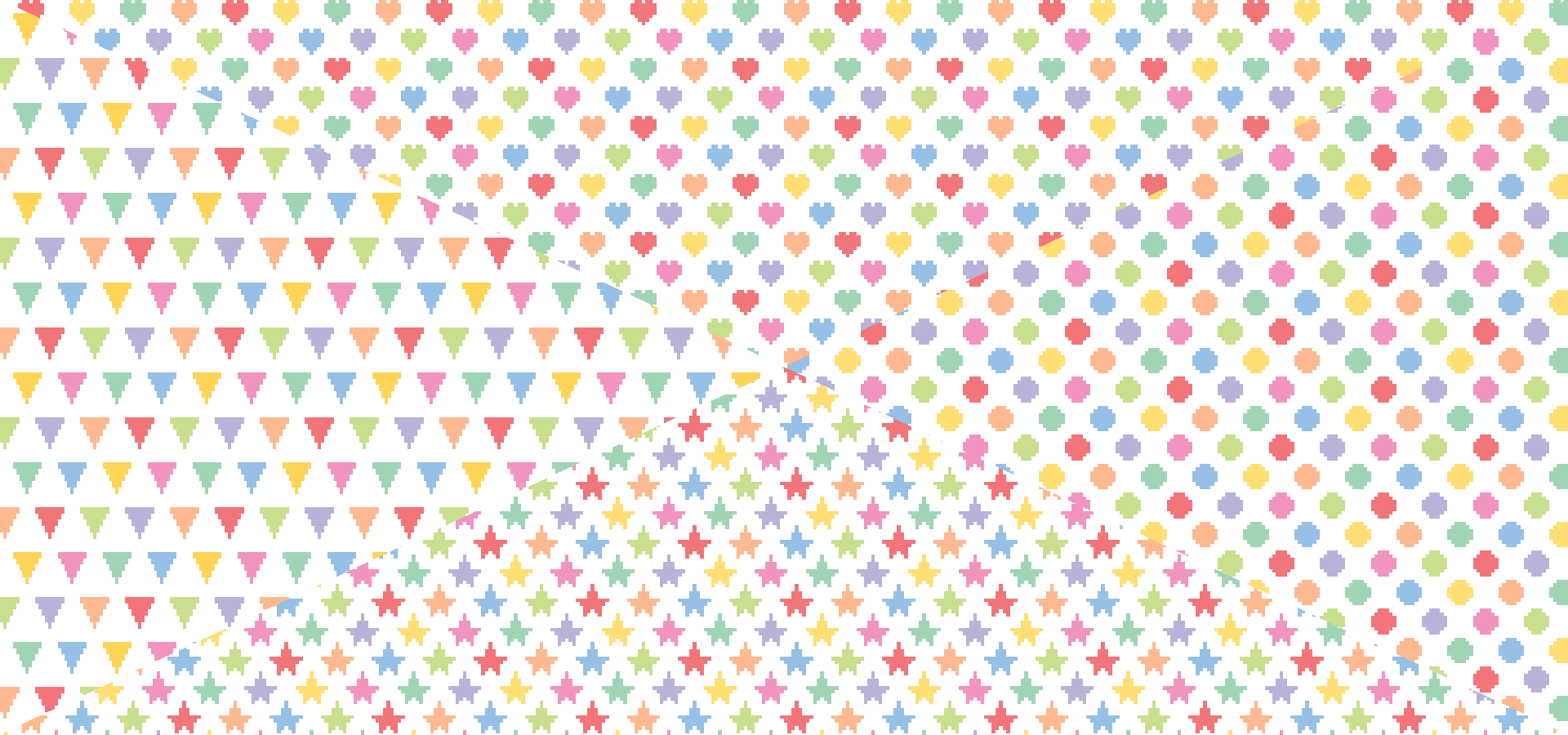 Collection motifs pixelisés
