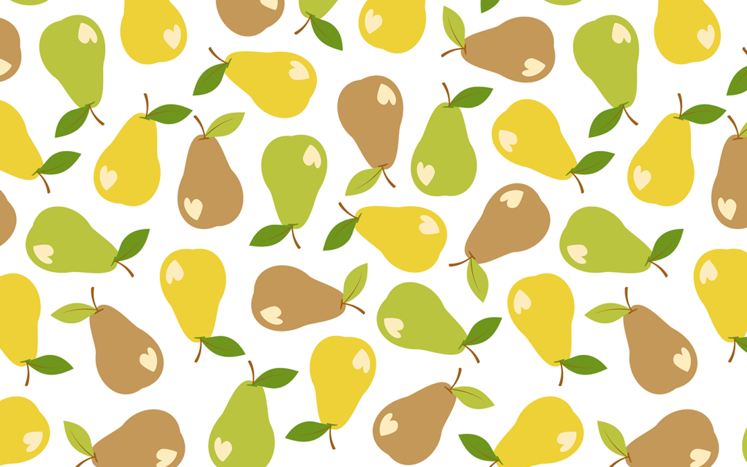 Bitten pears
