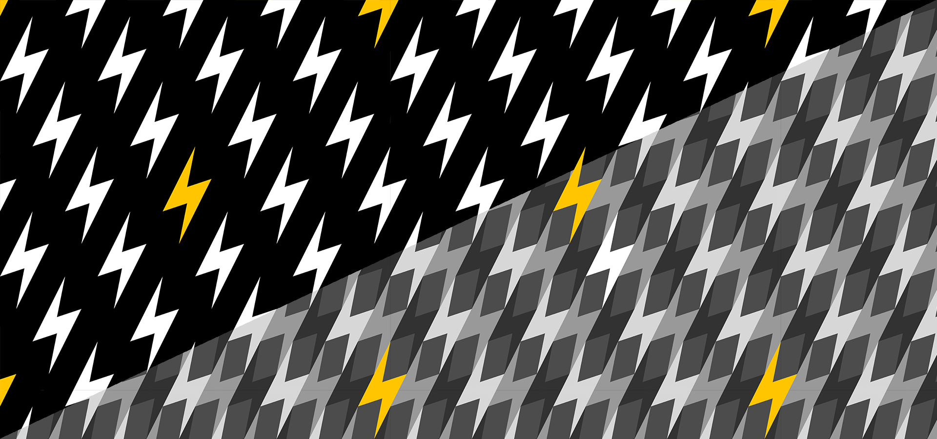Collection de motifs éclairs