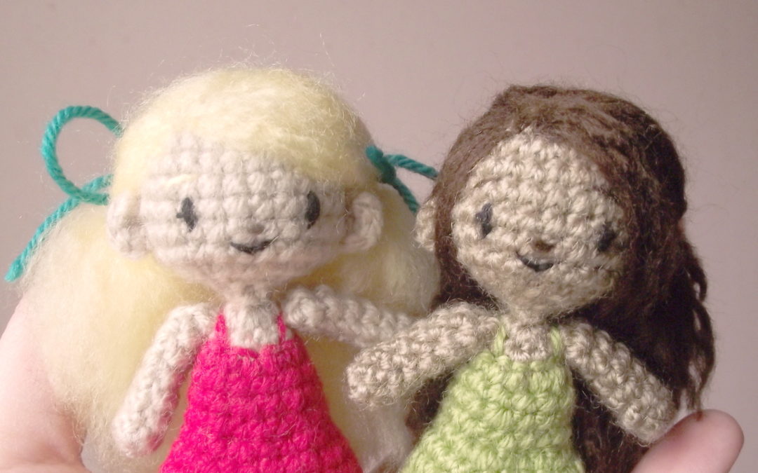 Sidonie the tiny crochet doll
