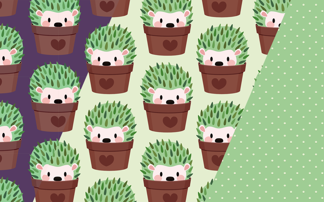 Hérissons déguisés en cactus