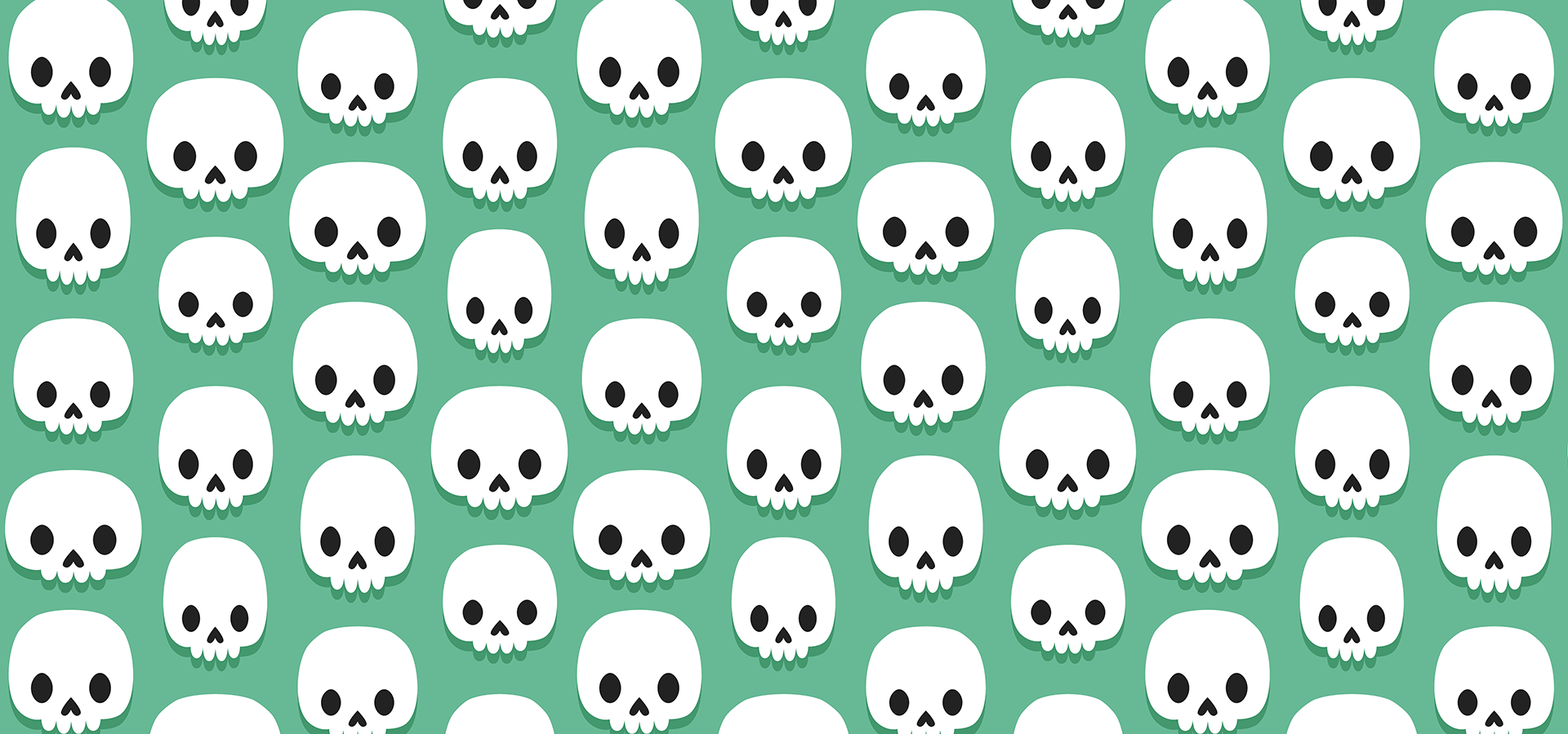 cute skull pattern