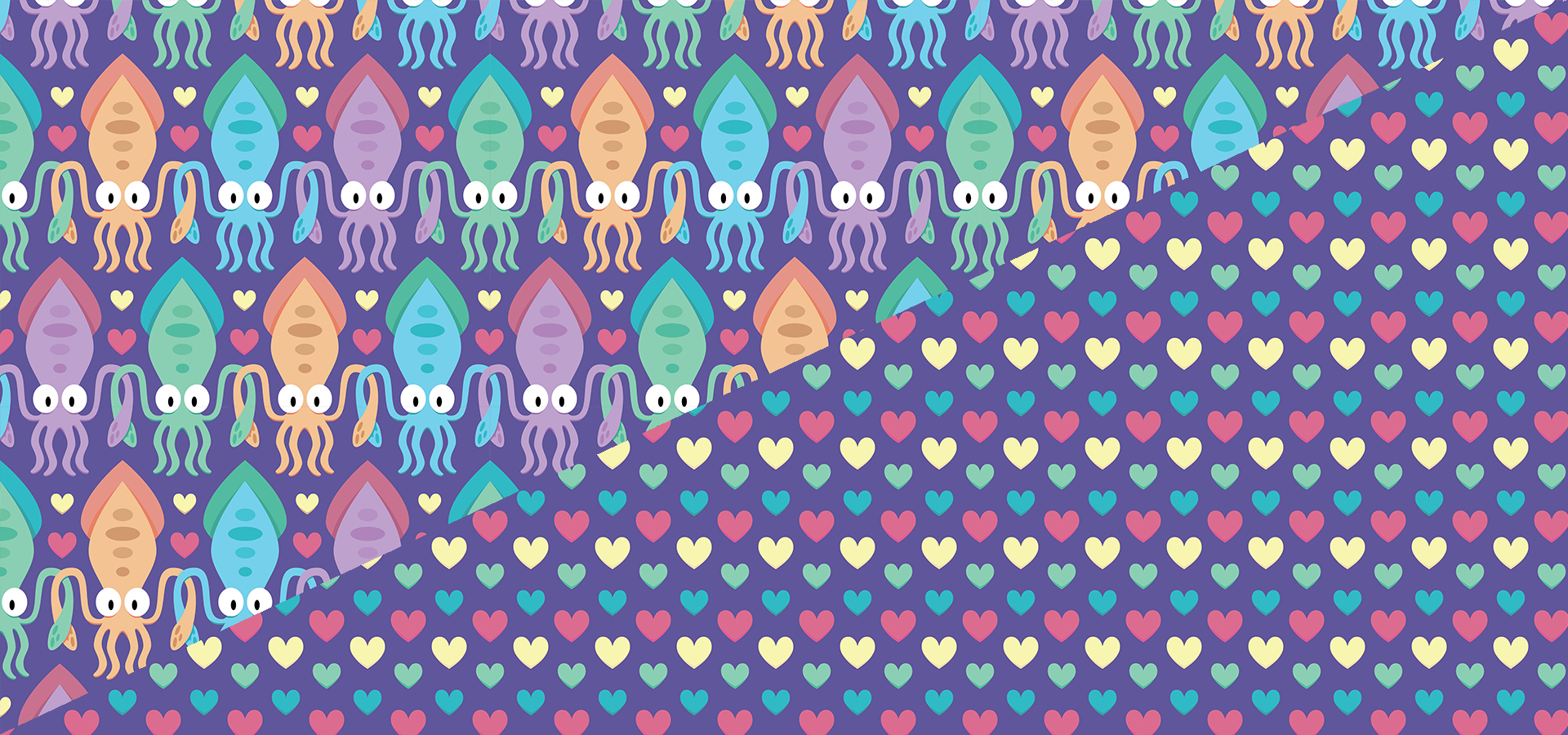 squid love pattern collection