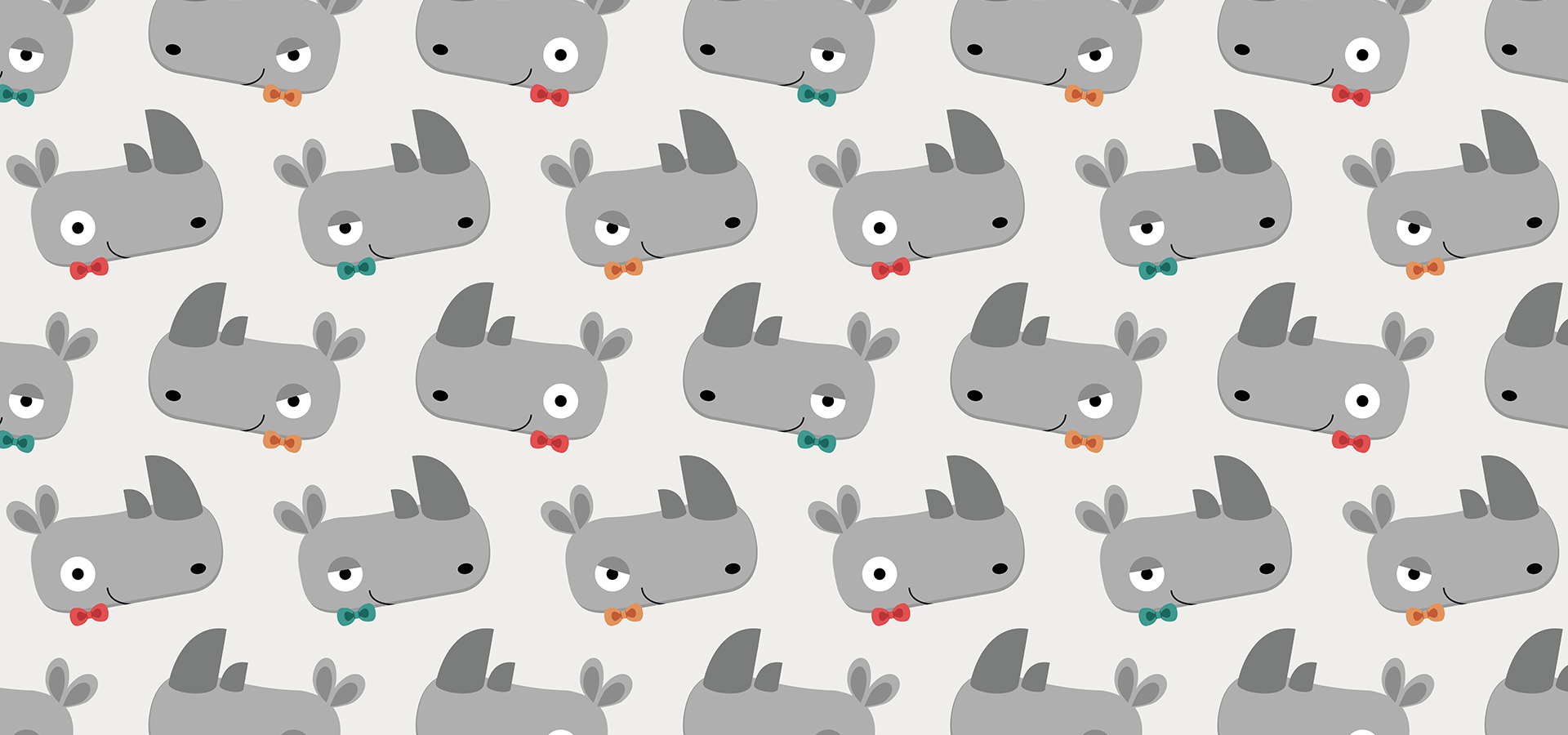 Rhinocéros à Noeud Papillon Petits Pixels