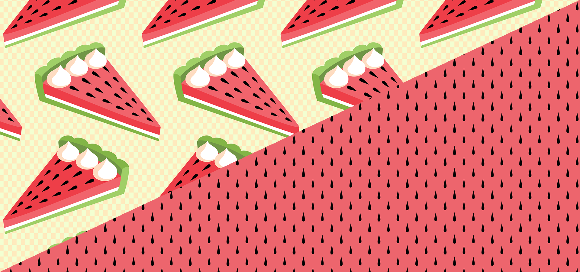 watermelon pie pattern collection by petits pixels