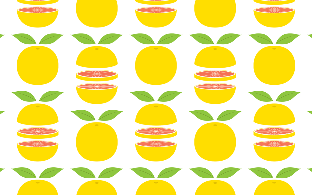 Yellow grapefruits