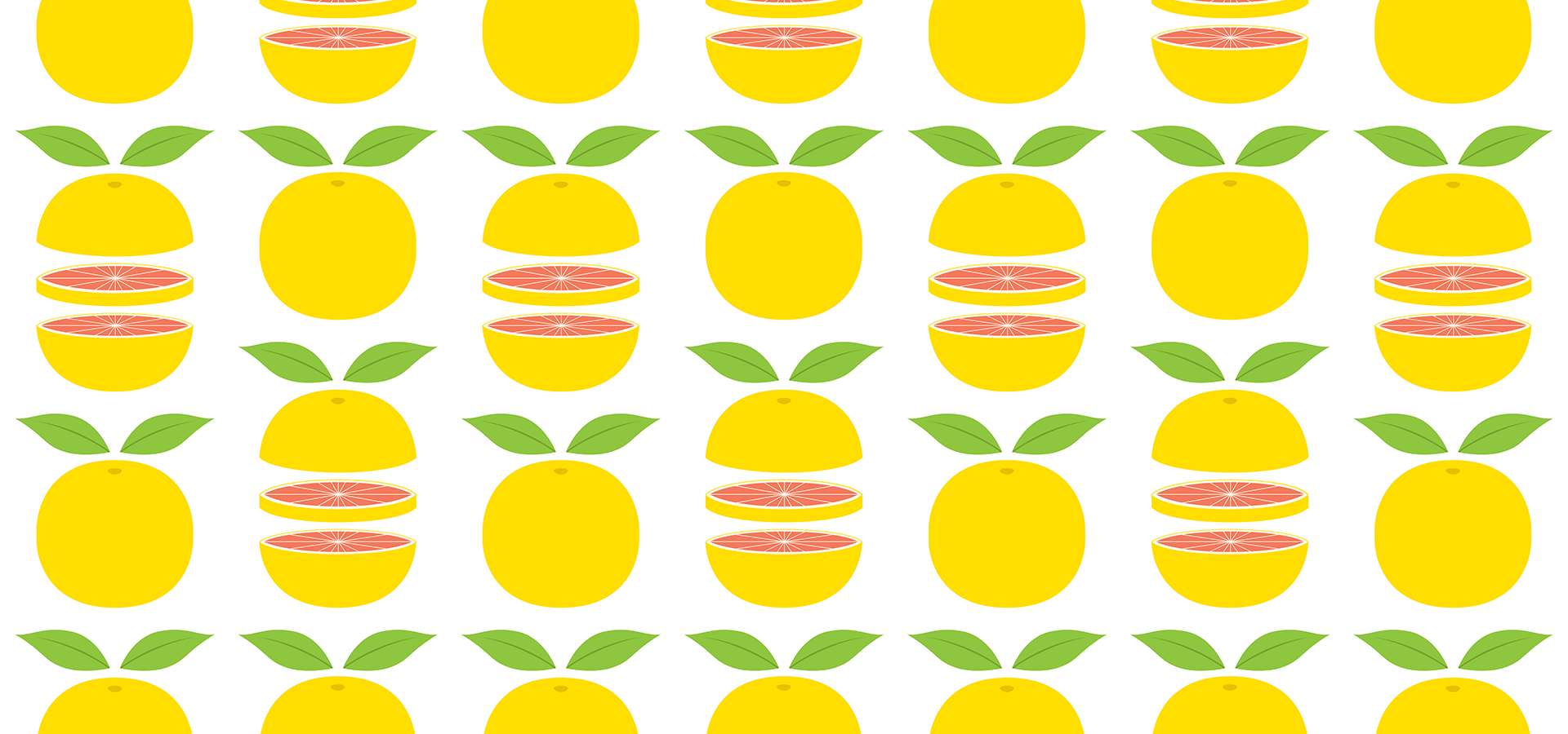 grapefruit pattern by petits pixels