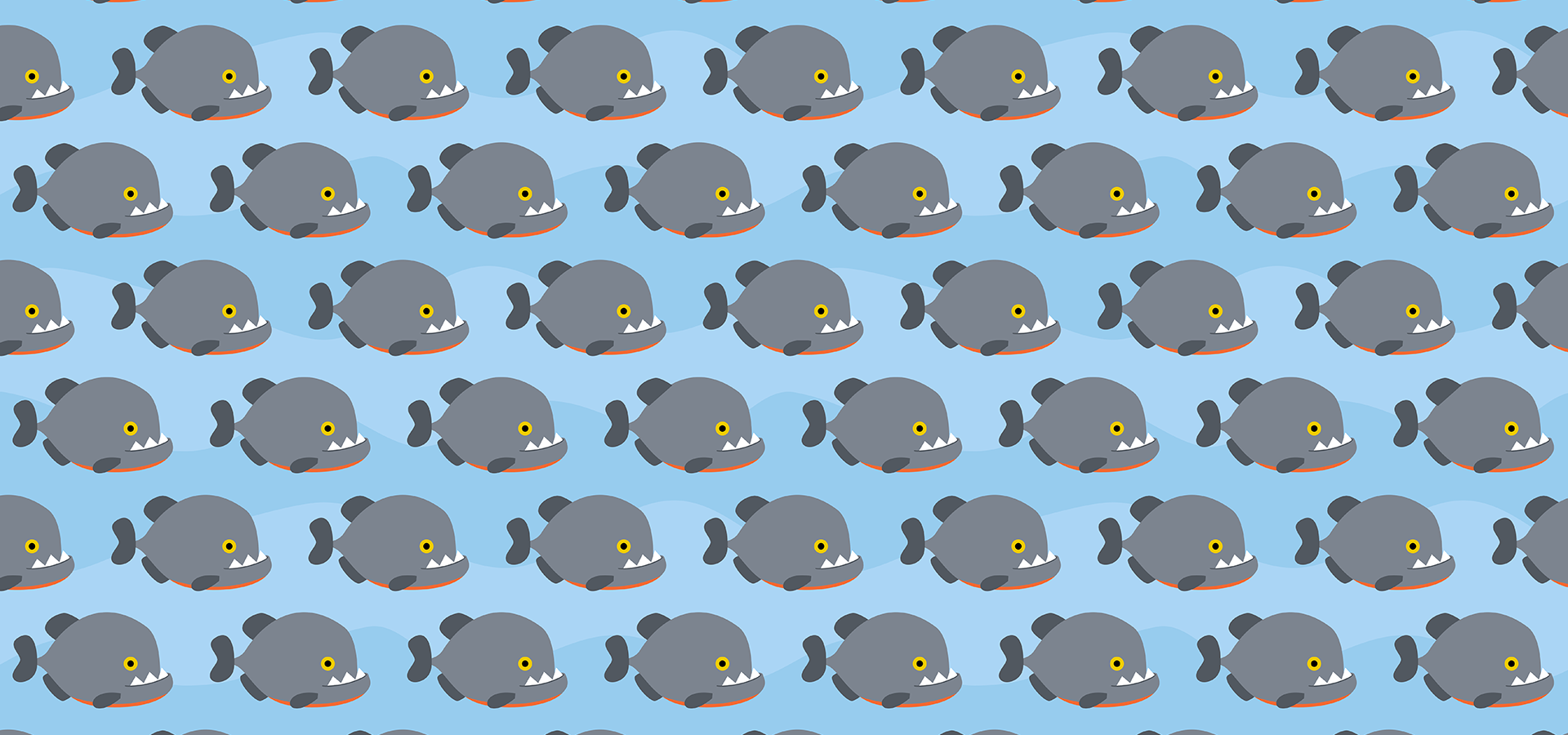piranhas pattern petits pixels