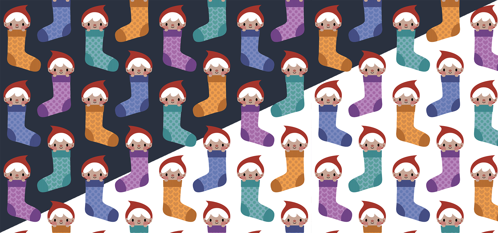 sock gnomes pattern collection petits pixels