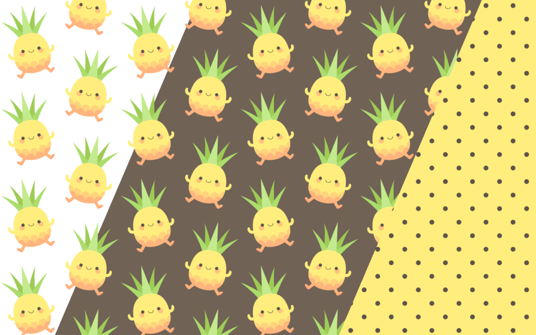 Happy pineapple kids