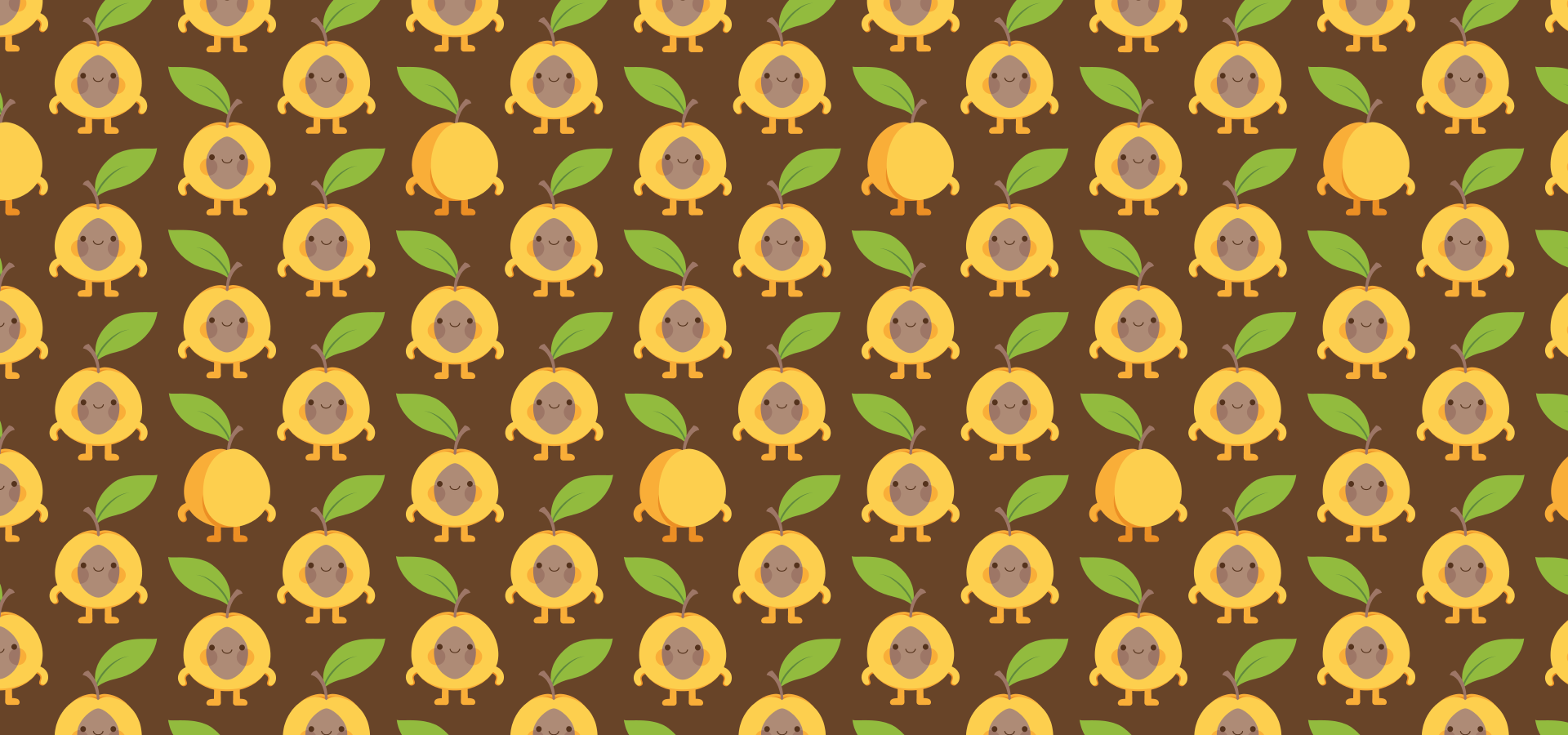 cheeky apricots pattern