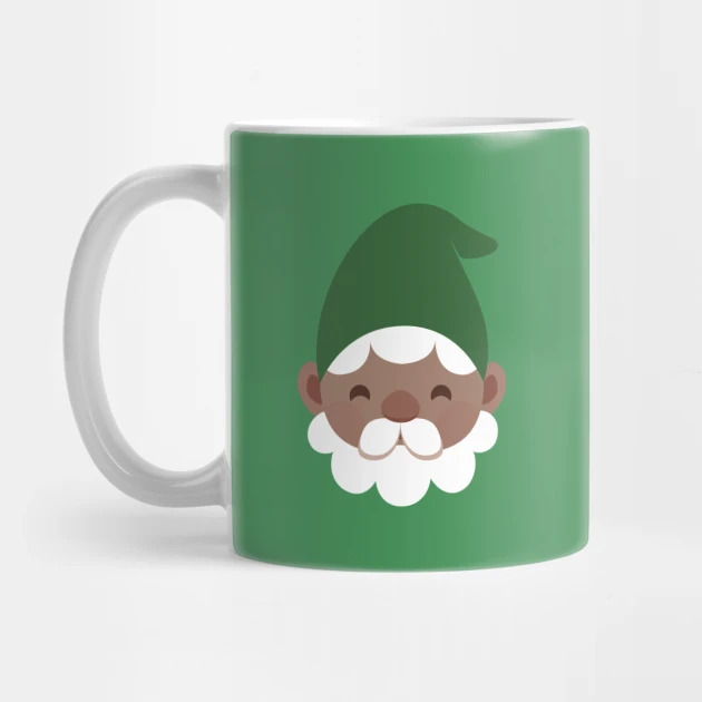 Green gnome mug