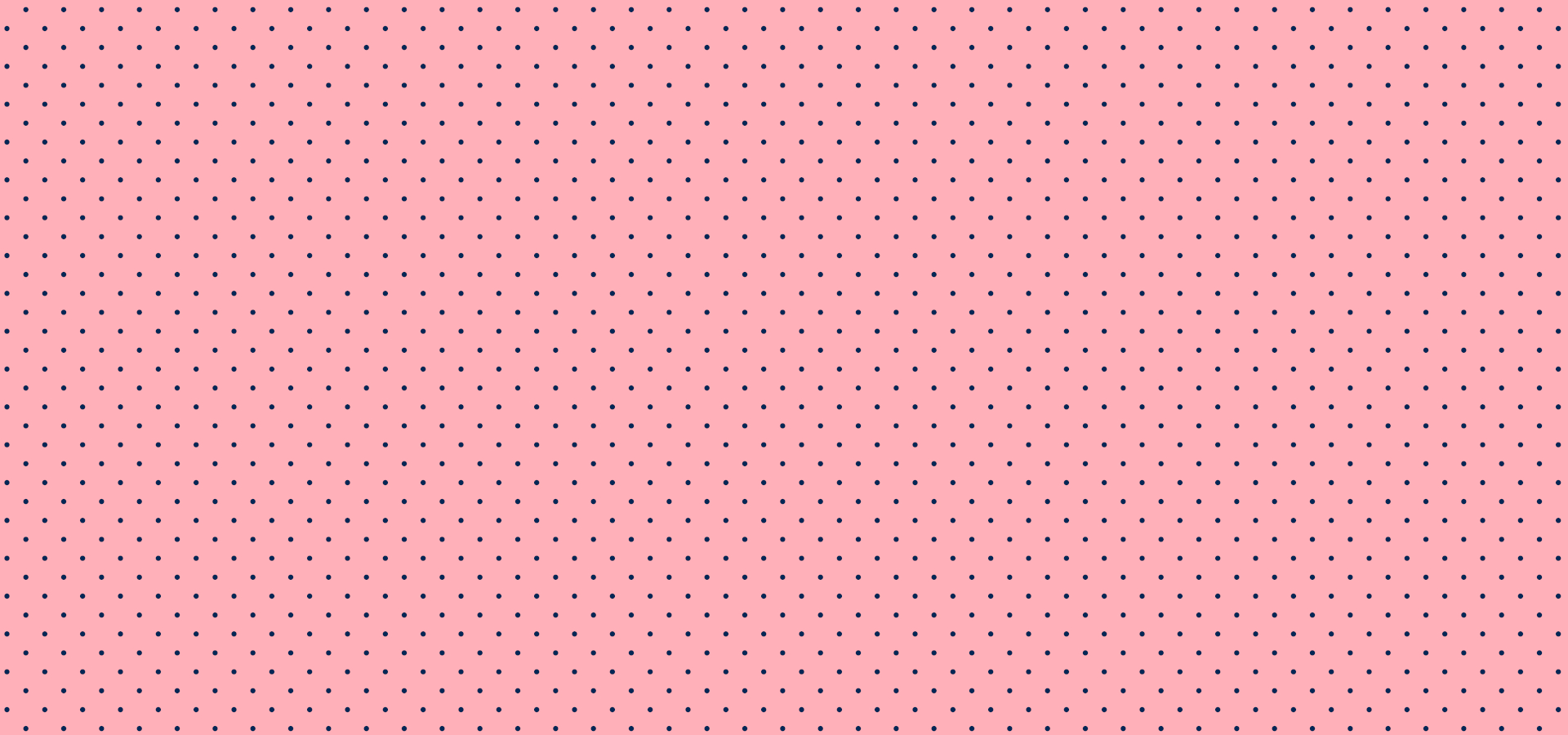 Navy polka dots on pink pattern